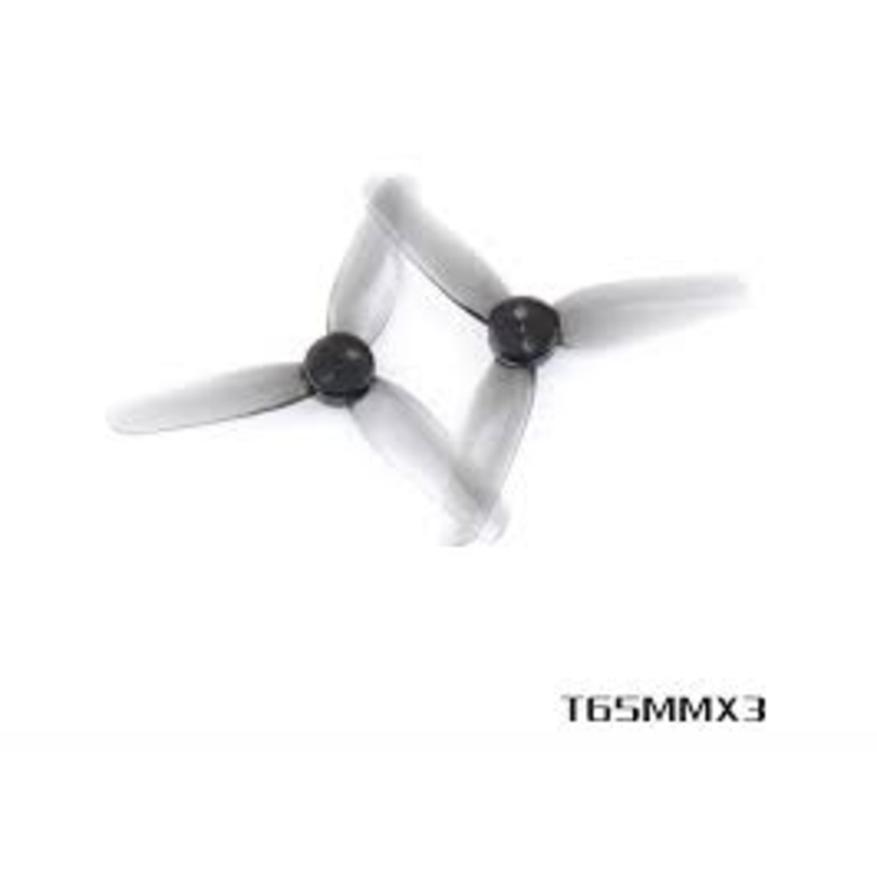 HQ Durable Prop T65MMX3 Light Grey (2CW+2CCW)-Poly Carbonate
