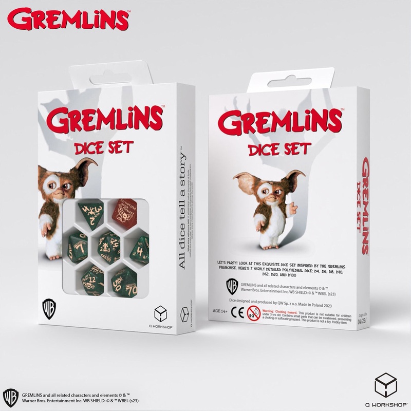 Q Workshop Grem/1A/190142/2023 Gremlins Dice Set