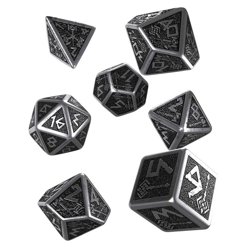 Q Workshop SMDW01 Metal Dwarven Dice Set