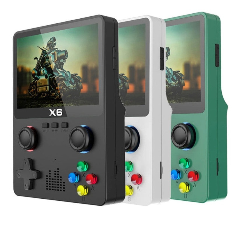 X6 Retro Handheld Game Console Black