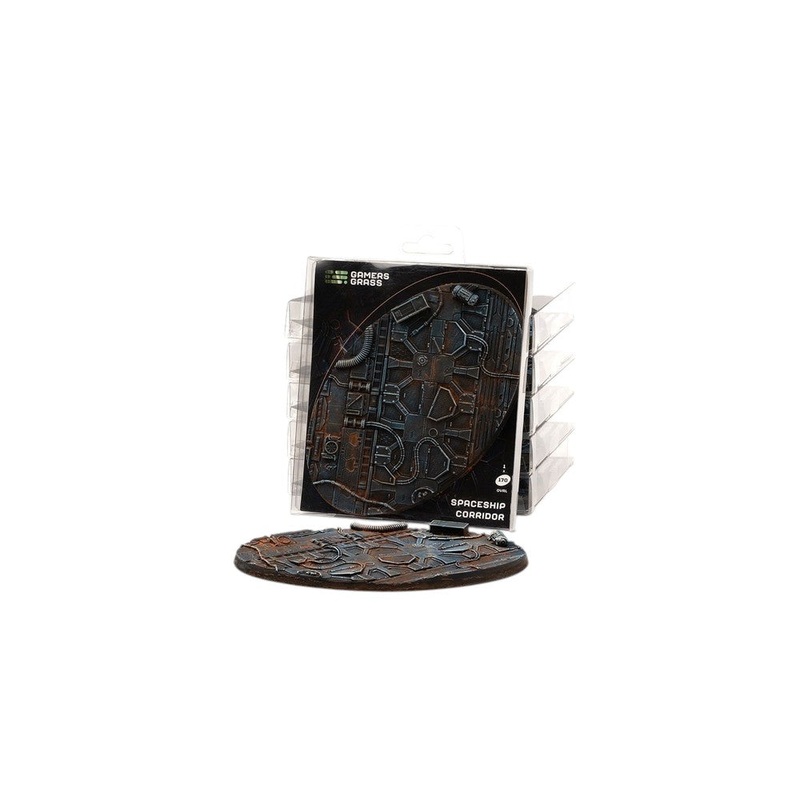 Gamers Grass GGB-SPO170 Battle Ready Bases Spaceship Corridor Oval 170mm (x1)