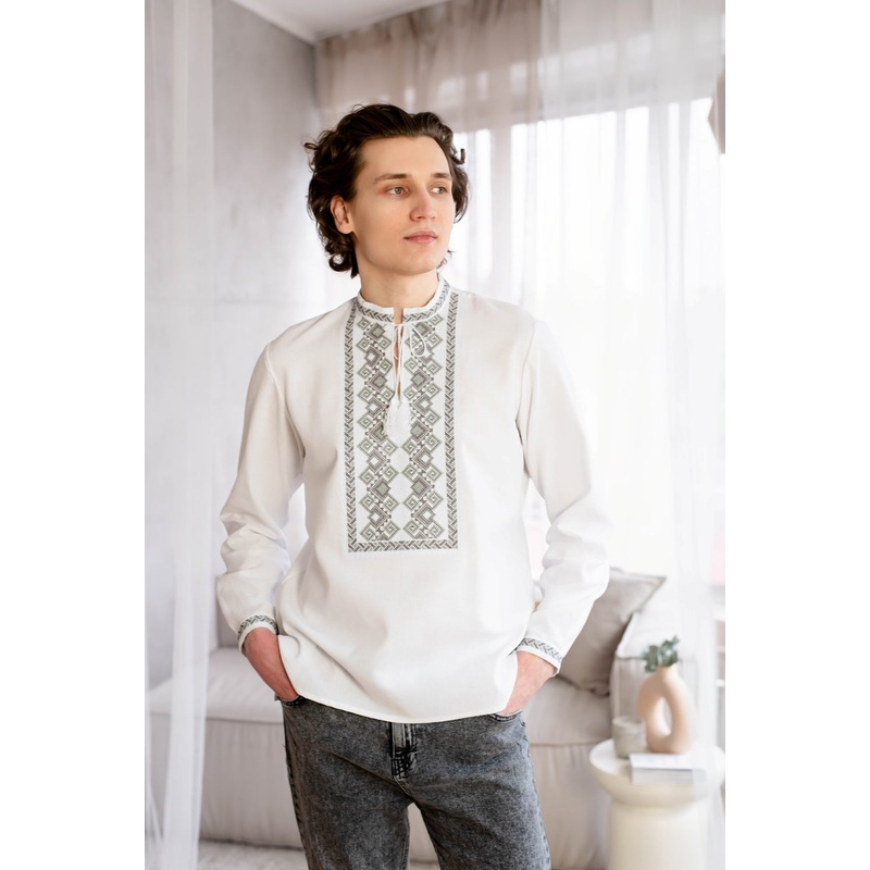 Men's Breeze White Cotton Shirt