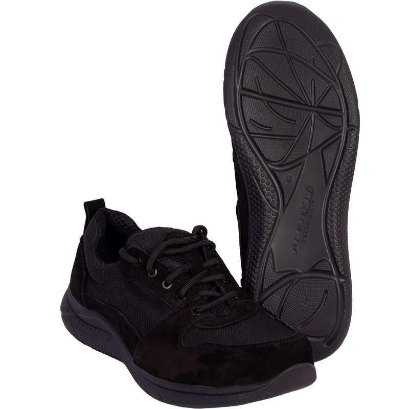 Vik-Tailor Typhoon Black Sneakers with Cordura Inserts