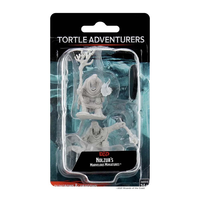 WizKids 73700 D&D Nolzurs Marvelous Miniatures Tortles Adventurers