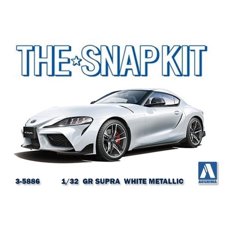 Aoshima 5886 1/32 TOYOTA GR SUPRA - MET WHITE