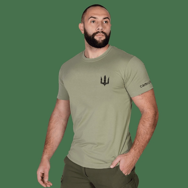 Bavovna Taurus Olive T-Shirt, Size S