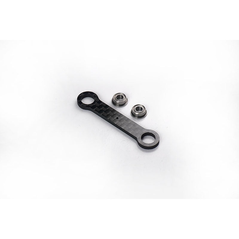 Koswork KOS04361-16 Kyosho Ultima & JJ Carbon Steering Link Plate Set (w/bearings)