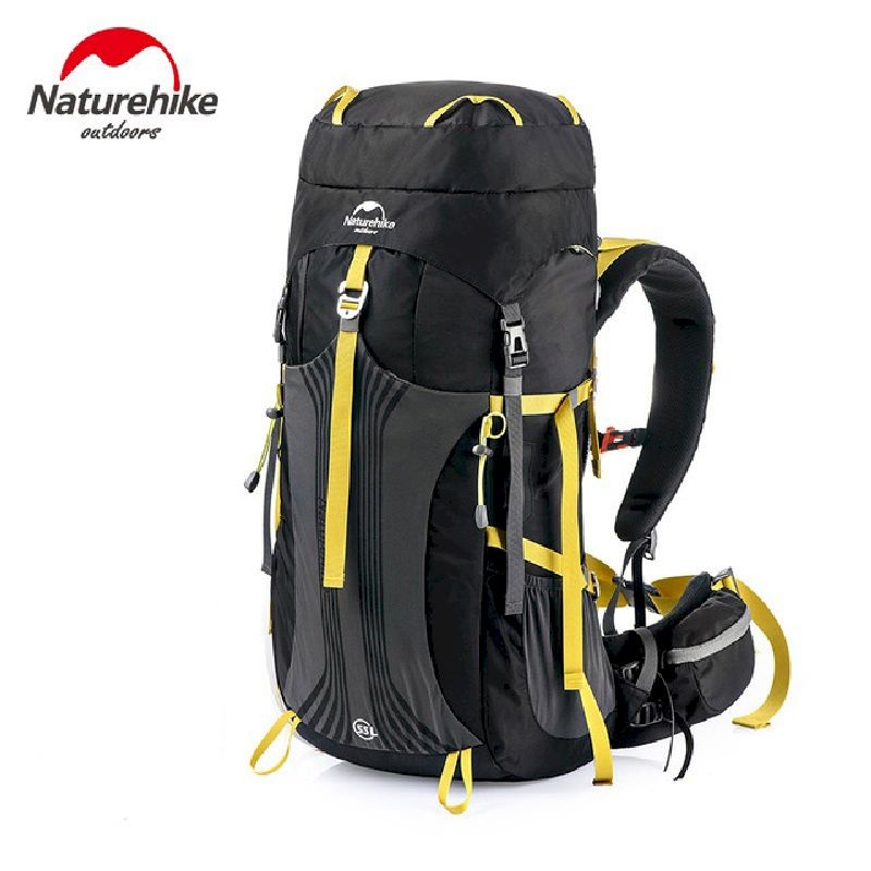 Naturehike 55L Black Hiking Backpack
