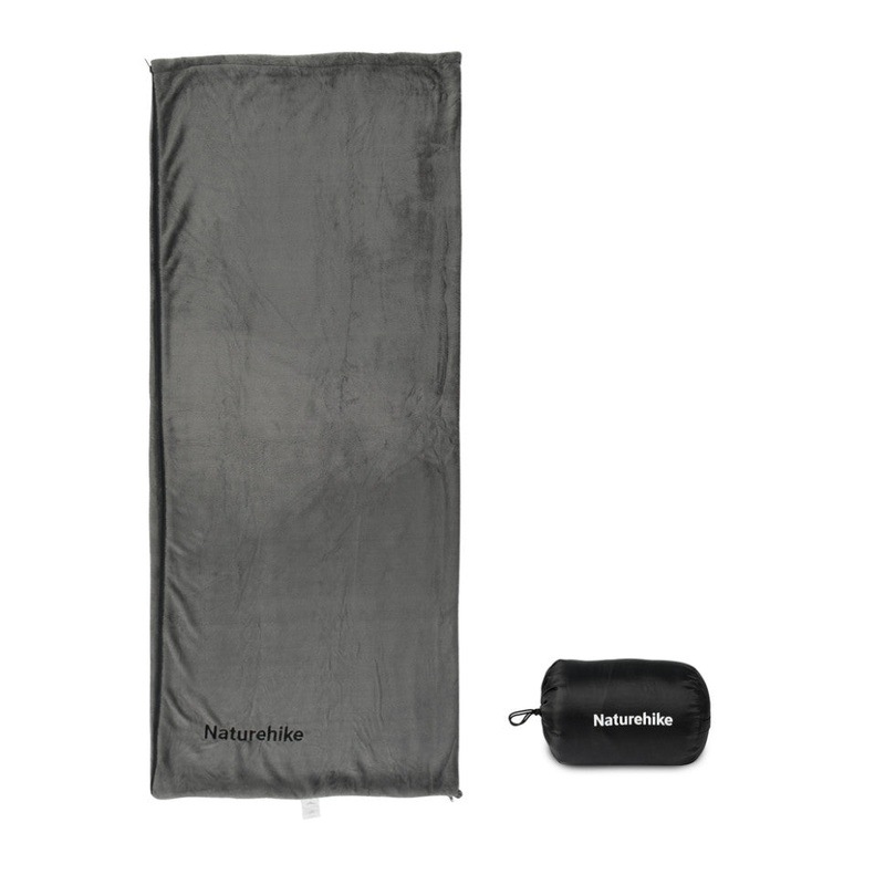 Naturehike CNK2450WS024 Sleeping Bag Liner, Graphite Fleece