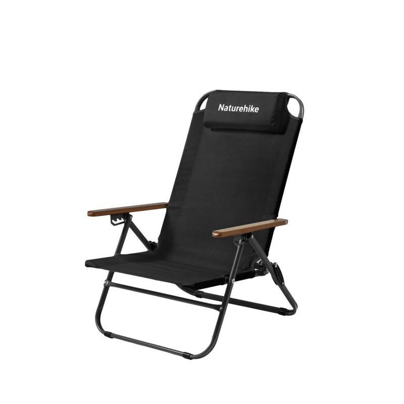 Naturehike Foldable Chair CNK2550, Iron Frame, Black