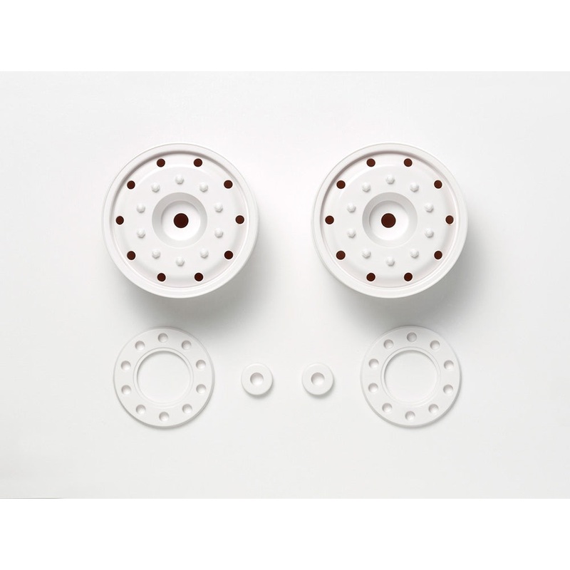 Tamiya 56543 WHEELS 30mm HEX WHITE (2)