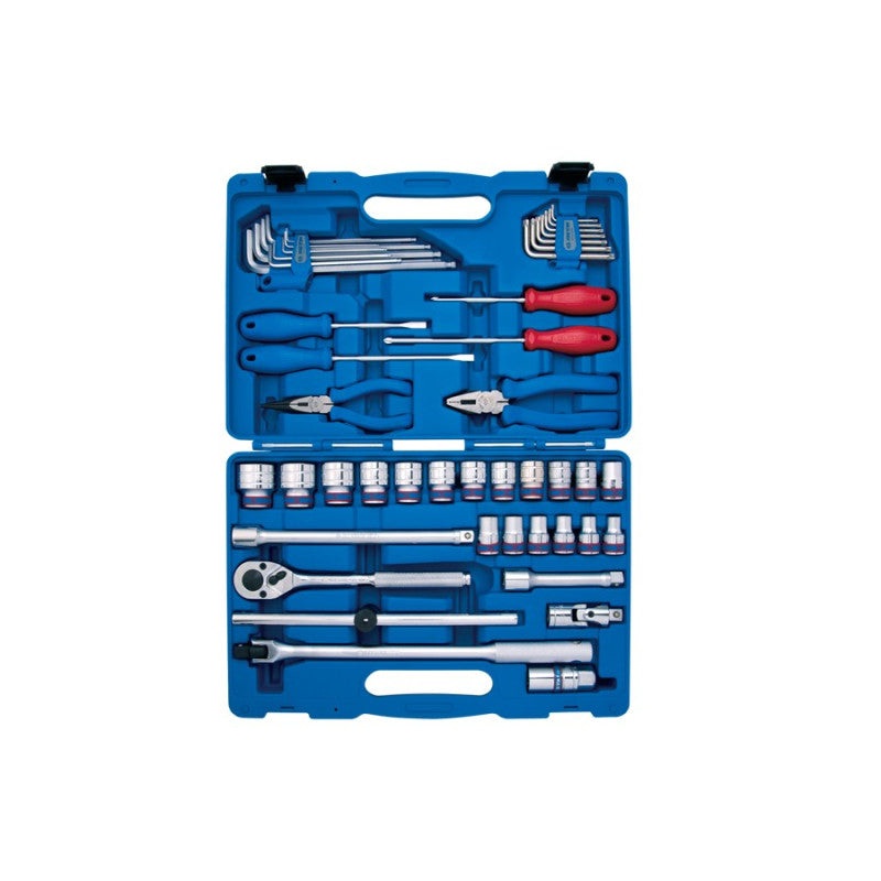 47-Piece Universal Tool Set 1/2" in Plastic Case
