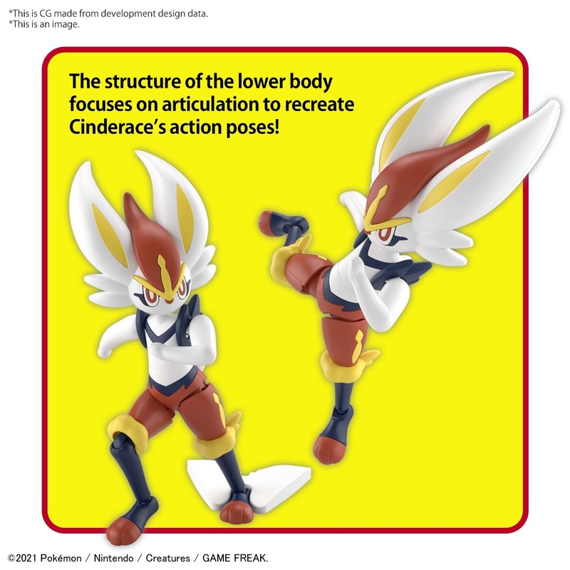 Bandai Pokemon G5063381 Pokemon Model Kit CINDERACE