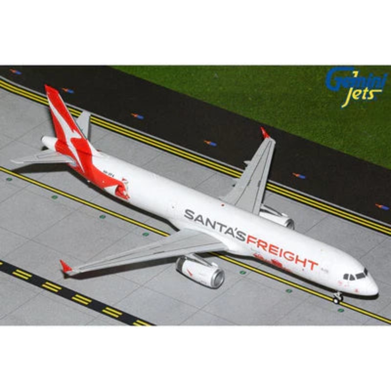 Gemini Jets G2QFA1477 1/200 Qantas Freight A321P2F Vh-Xf4 "Santa's Freight" Titles; Upgraded Std.