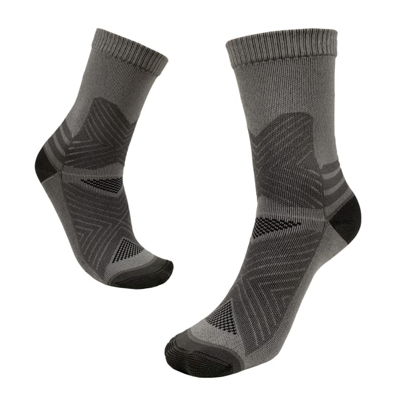 Tribe Summer Long Trekking Socks, Gray, Size 44-46