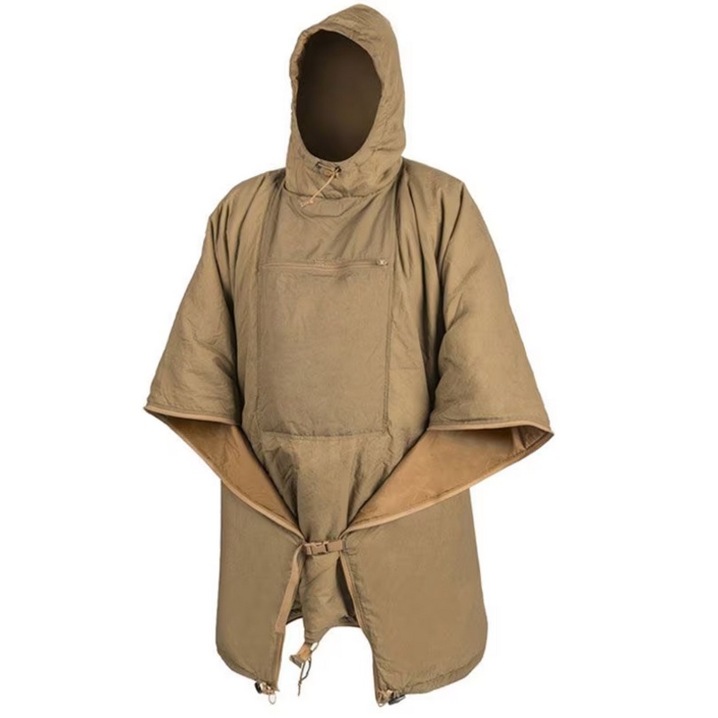 Helikon Wagman Roll Poncho with Climashield Apex Sleeping Bag - Coyote
