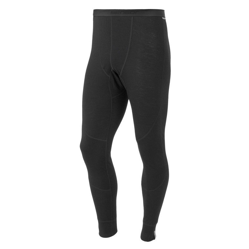 Men's Sensor Merino Active Thermal Pants in Black