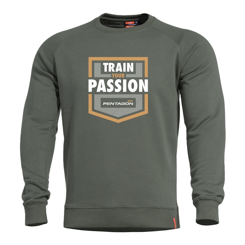 Pentagon Hawk Train Your Passion Hoodie - Multi-Terrain Green