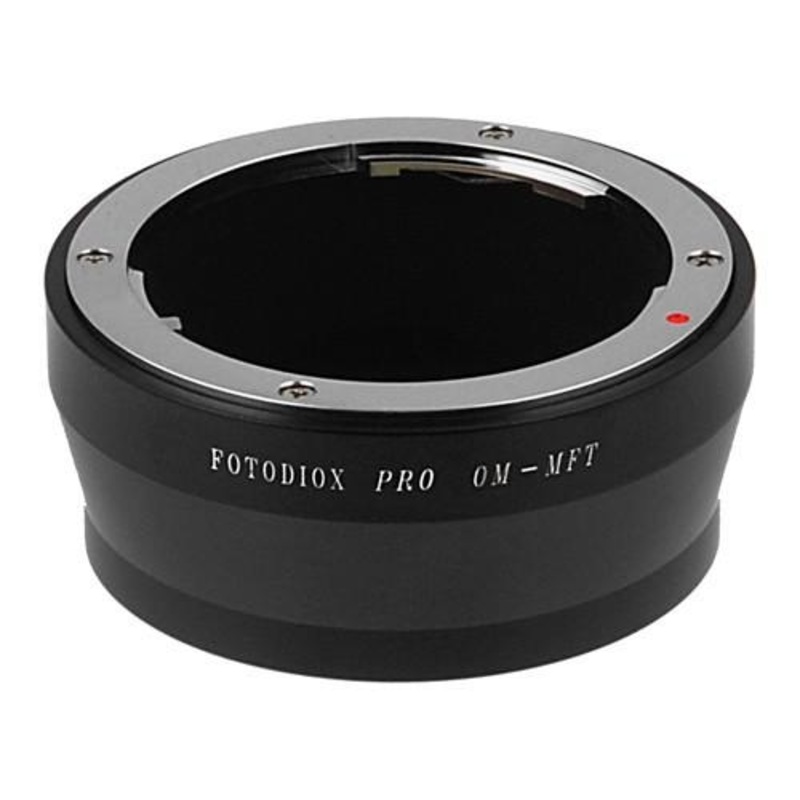 Fotodiox Pro Lens Mount Adapter - Olympus Zuiko (OM) 35mm SLR Lens to Micro Four Thirds (MFT, M4/3) Mount Mirrorless Camera Body
