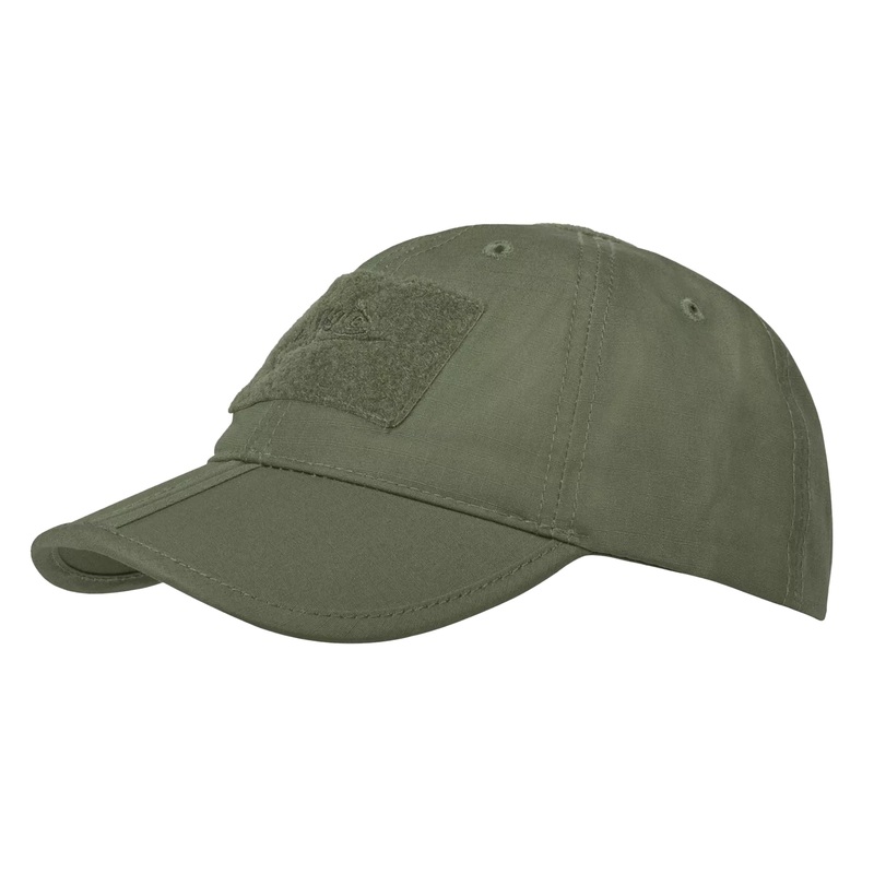 Helikon Folding PolyCotton Rip-Top Baseball Cap - Olive Green