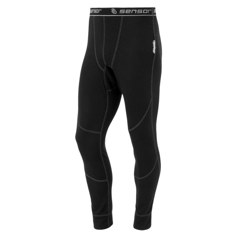 Men's Sensor Double Face Thermal Pants, Black