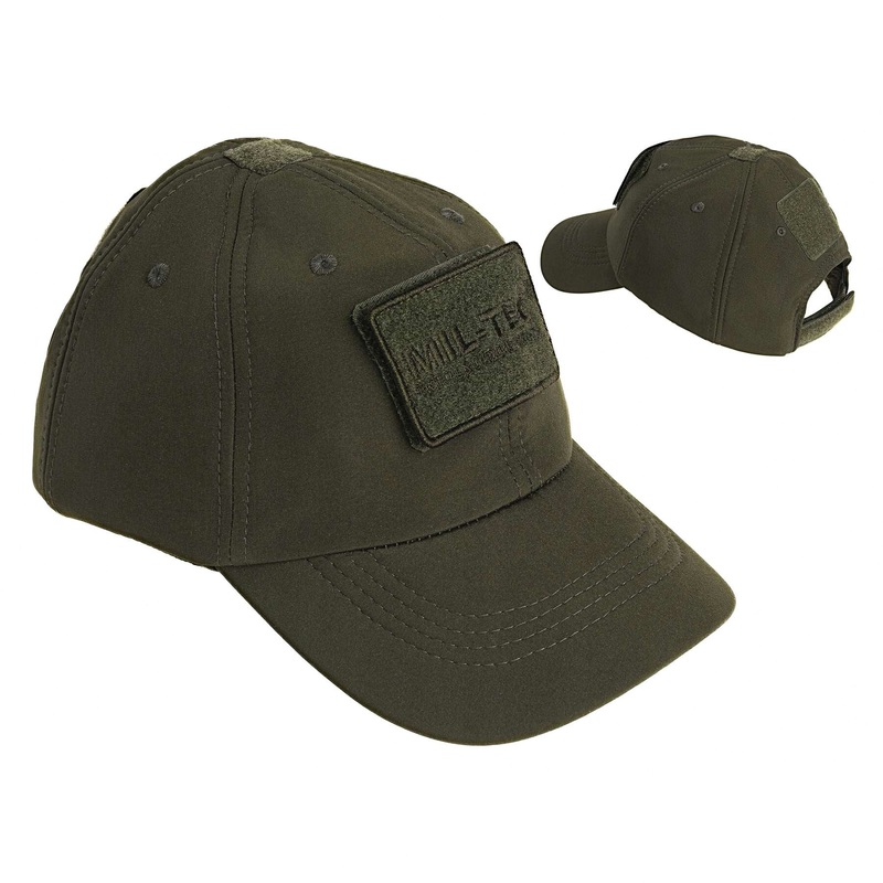 MI-TEC Softshell Rugged Warm Baseball Cap in Olive