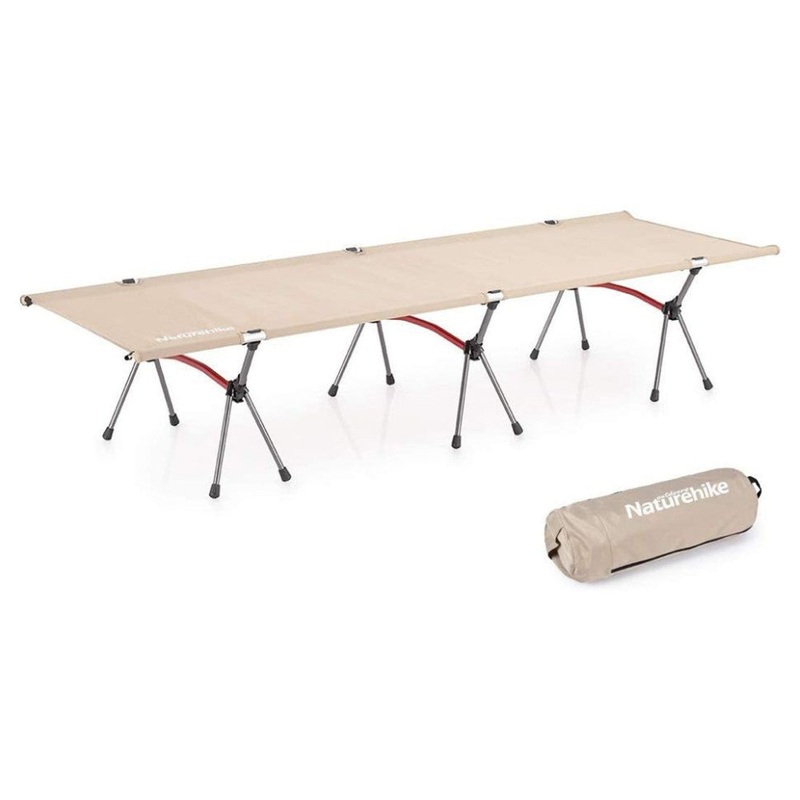 Naturehike Ultralight Foldable Bed NH19JJ006, Aluminum, Beige