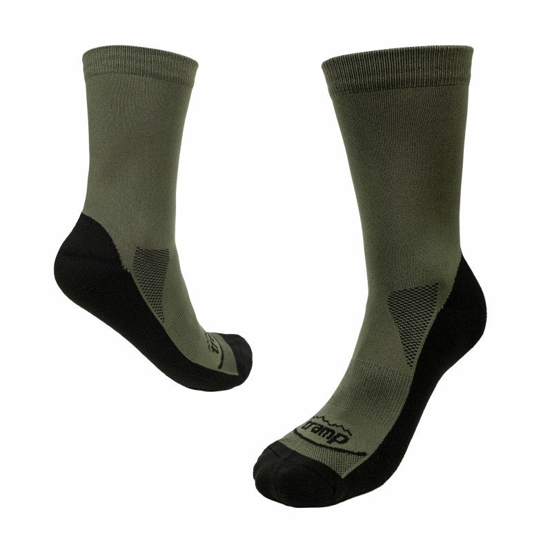 Tramp UTRUS-001 Black and Olive Three-Season Socks, Size 44/46
