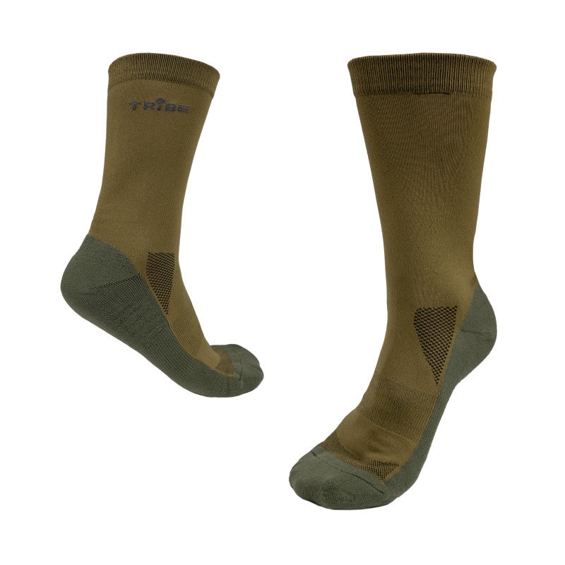 Tribe Olive Trekking Socks, Size 44-46