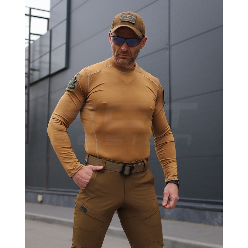 Coyote Rugged Stretch Long Sleeve Jersey T-Shirt