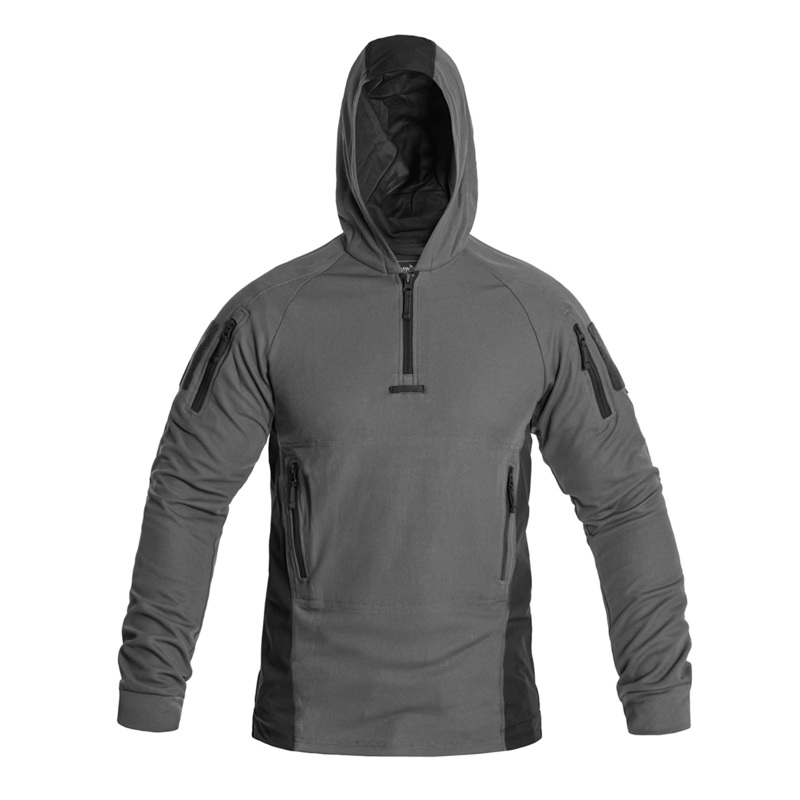 Helikon Range Hoodie TopCool in Shadow Grey and Black