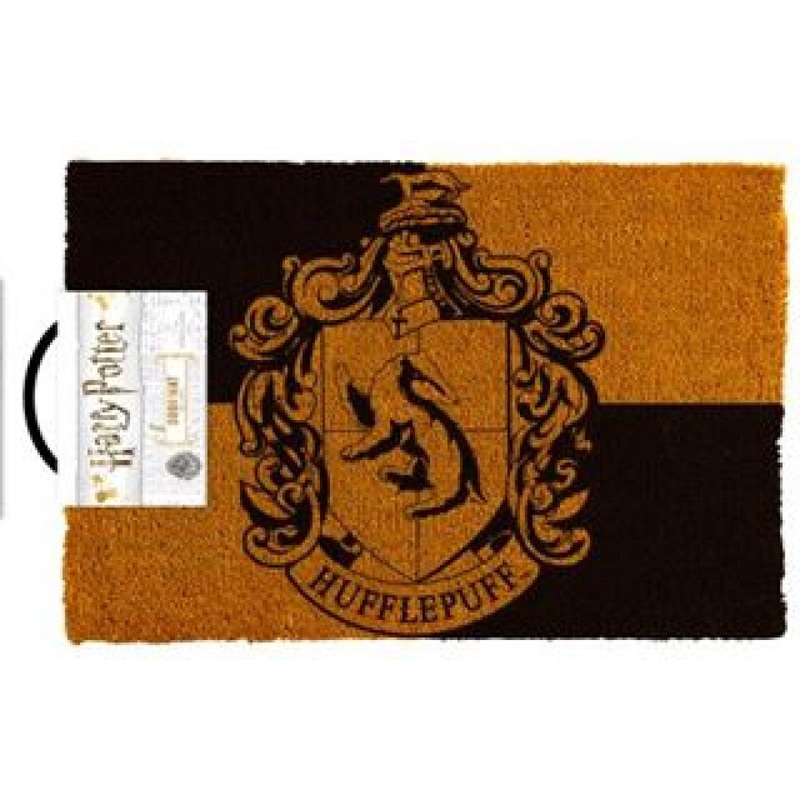Impact DMHPHUFF Licensed Doormat Harry Potter Hufflepuff Crest