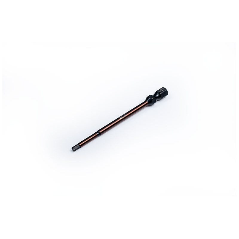 Koswork KOS13207-H3/32 Hex Wrench Tip 3/32"x75mm 1/4" Drive Hex