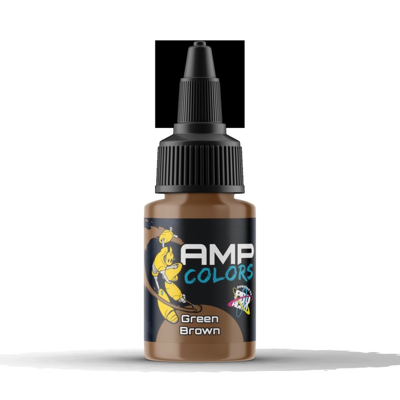 Monument Hobbies AMP-020 Pro Acryl Atomic Mass Green Brown 22ml