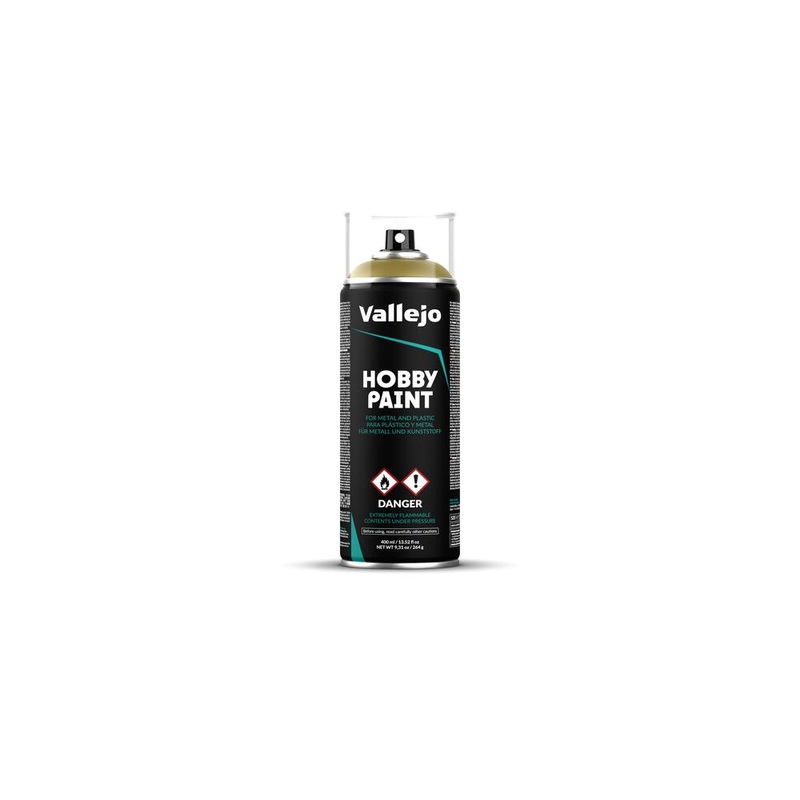 Vallejo AV28001 Aerosol Spray Primer - Panzer Yellow 400ml