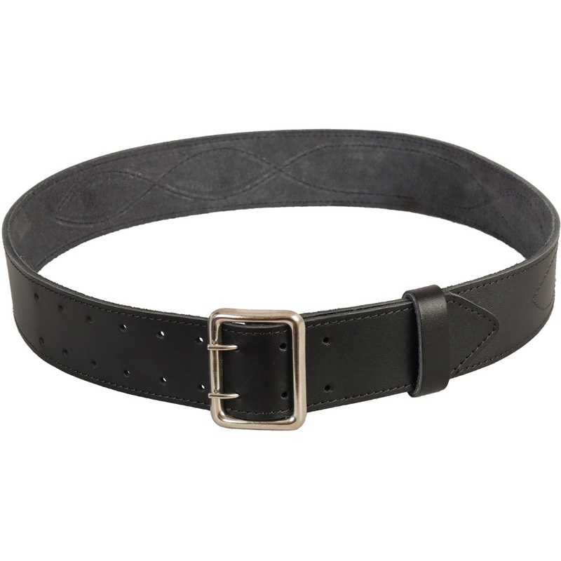 Black Leather Harness Belt