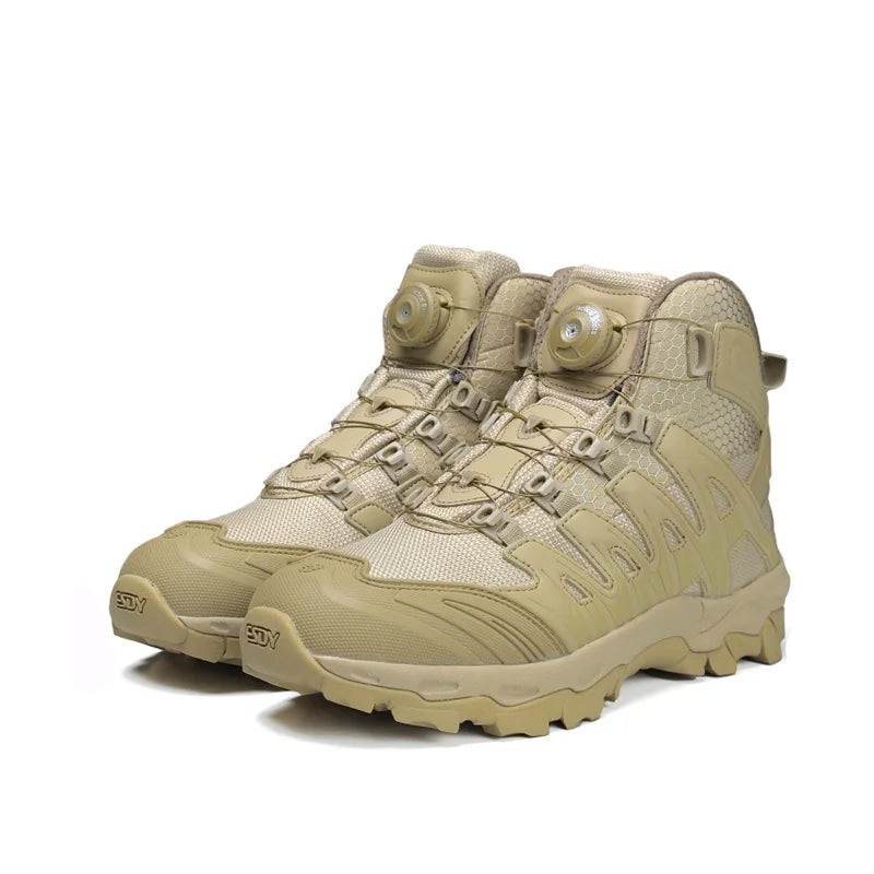 EDY K-8 Field-Ready Boots with Auto-Lacing in Coyote