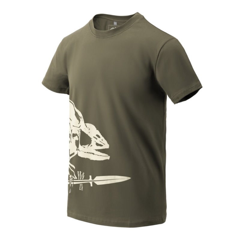 Helikon-Tex Full Body Skeleton T-Shirt - Olive Green, Size XL