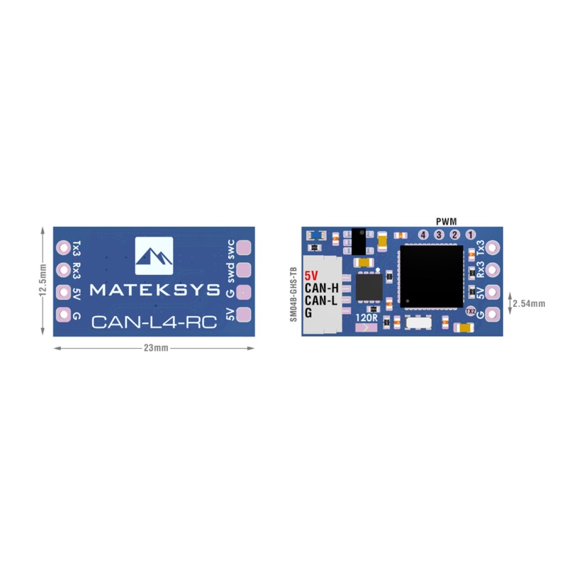 Matek AP_Periph CAN RC Input Adapter