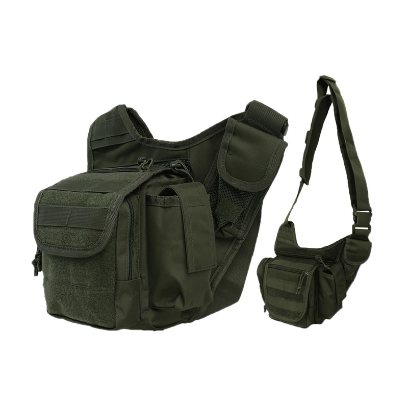 MI-TEC Multi-Functional Olive Shoulder Bag