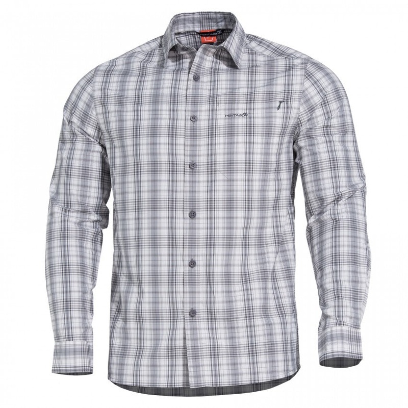 Pentagon Noop Ong Hirt Gray Checkered Shirt