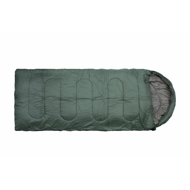 Totem Fisherman XXL Sleeping Bag With Hood Right Zipper Olive 180+40/90