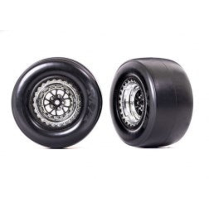 Traxxas 9477R T&W WELD CHROME BLK/SMOKE REAR