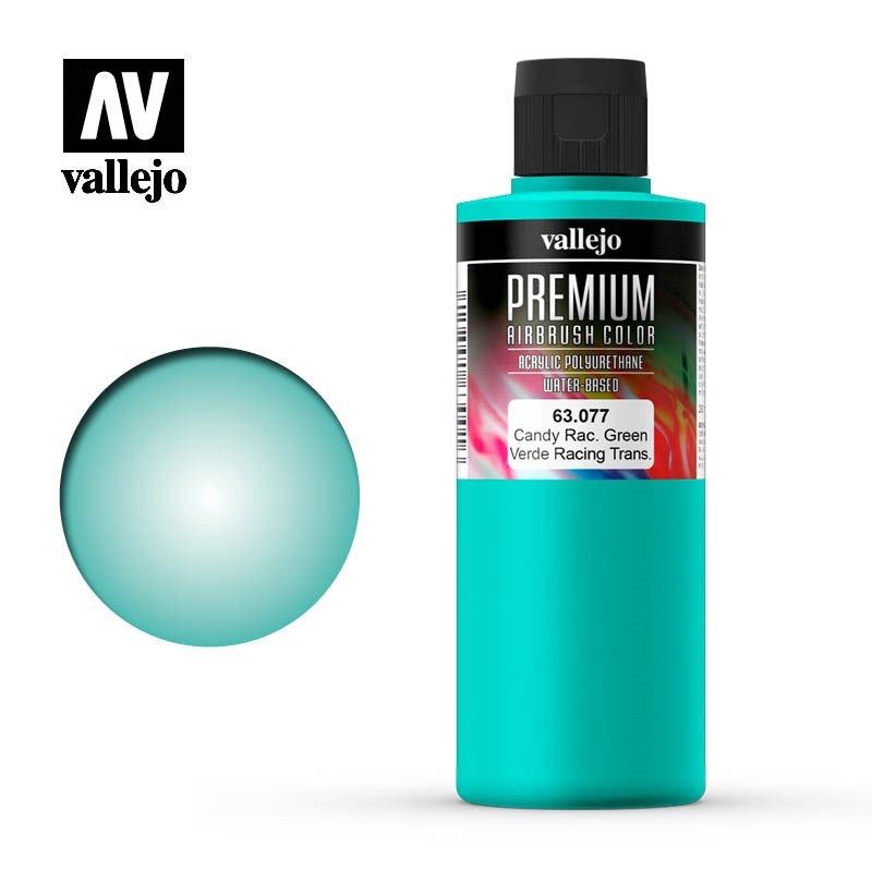 Vallejo AV63077 Premium Colour Candy Racing Green 200ml