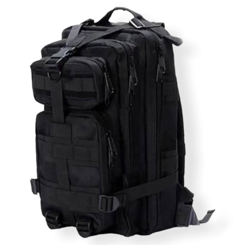 25L Rugged 3P Backpack in Black