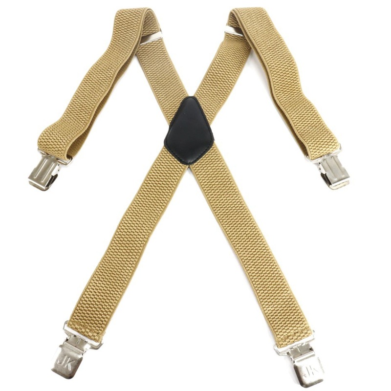 Coyote Color X Suspenders - Stylish and Durable Utility Accessory