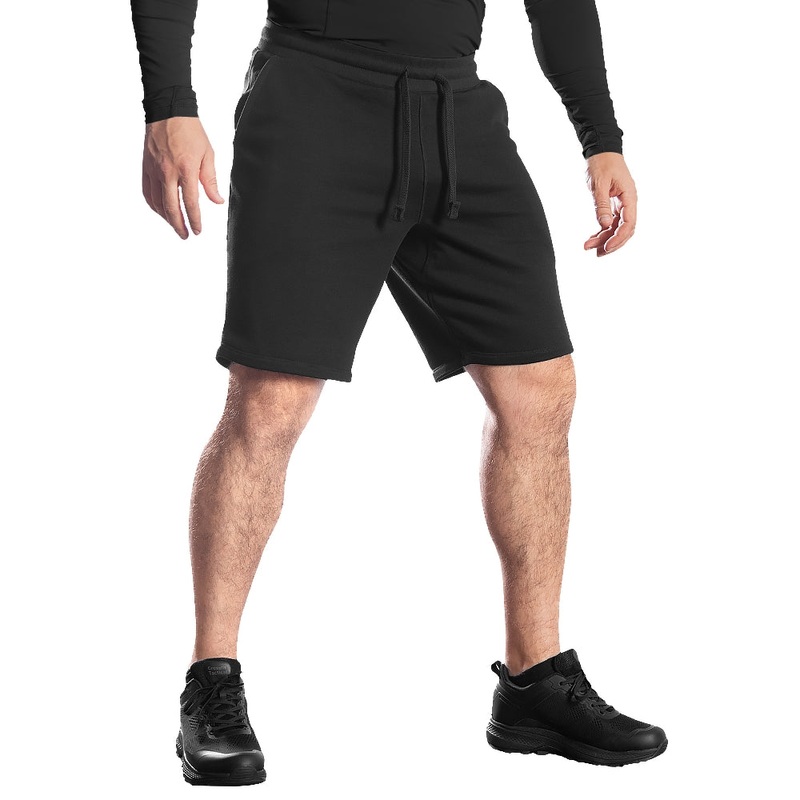 FitPro Cotton Black Shorts