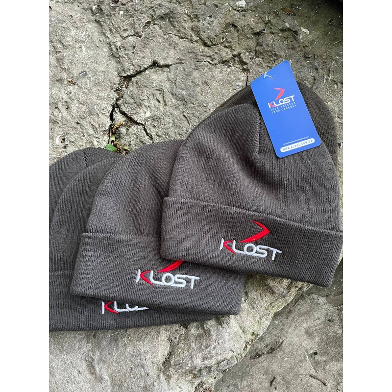 KLOST Olive Acrylic Beanie, One Size Fits All