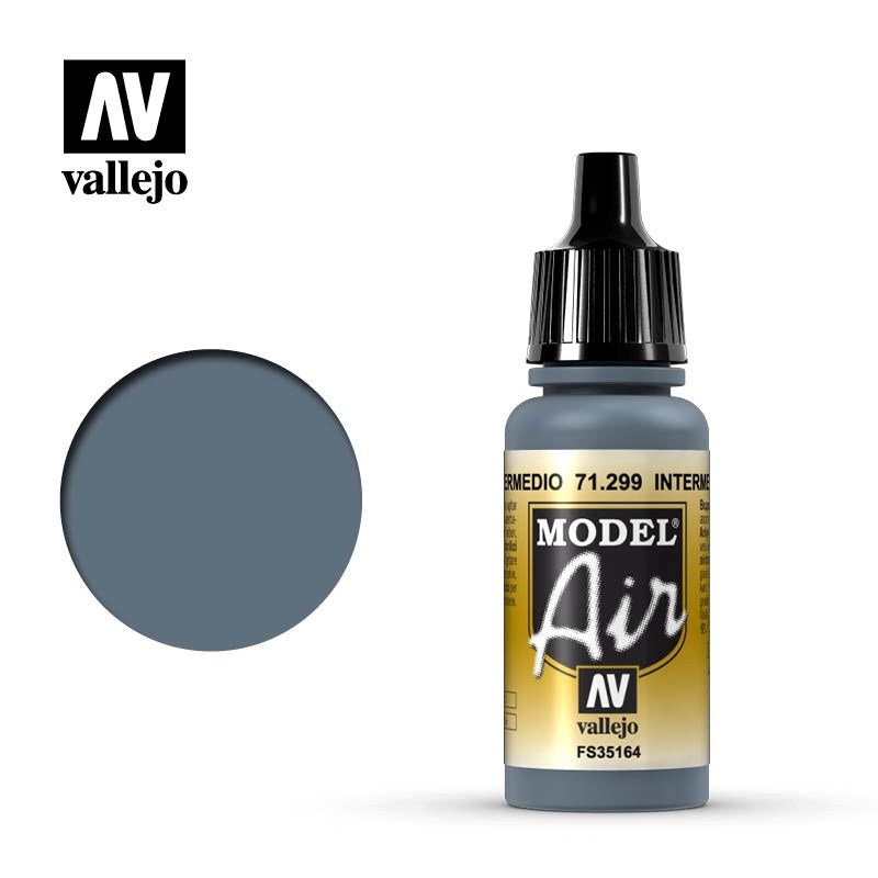 Vallejo AV71299 Model Air Intermediate Blue 17 ml