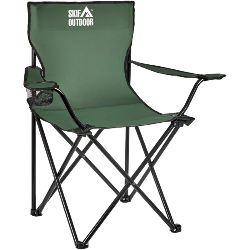Kif Outdoors Comfort Folding Chair, Green